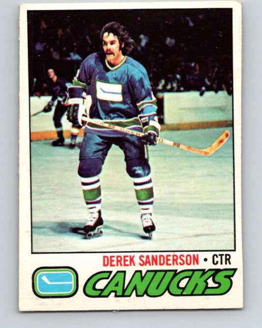 1977-78 O-Pee-Chee #46 Derek Sanderson  Vancouver Canucks  V13231