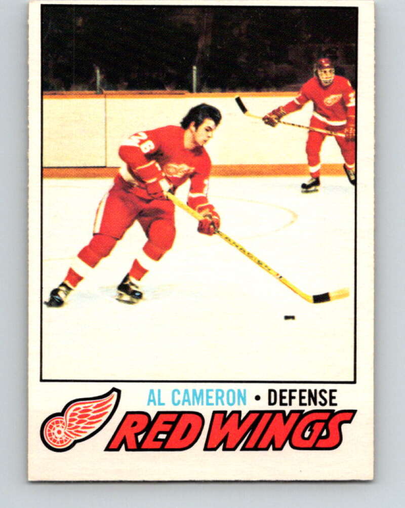 1977-78 O-Pee-Chee #48 Al Cameron  RC Rookie Detroit Red Wings  V13237