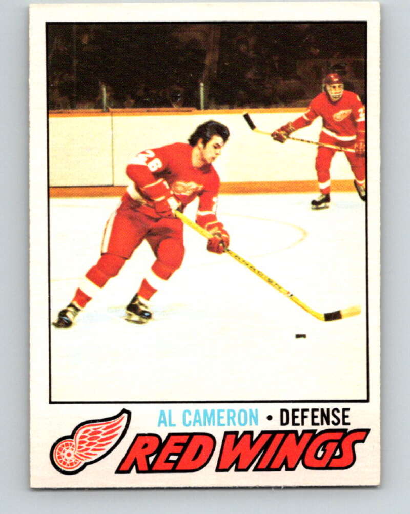 1977-78 O-Pee-Chee #48 Al Cameron  RC Rookie Detroit Red Wings  V13238