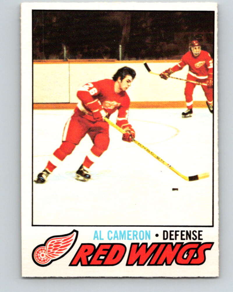 1977-78 O-Pee-Chee #48 Al Cameron  RC Rookie Detroit Red Wings  V13239