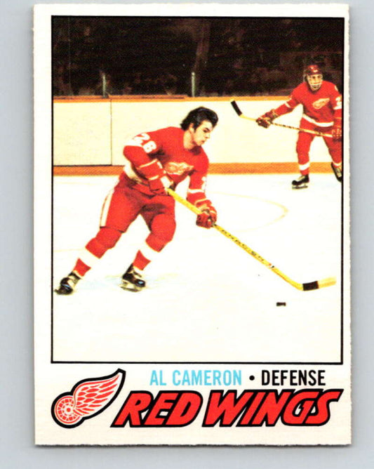 1977-78 O-Pee-Chee #48 Al Cameron  RC Rookie Detroit Red Wings  V13239