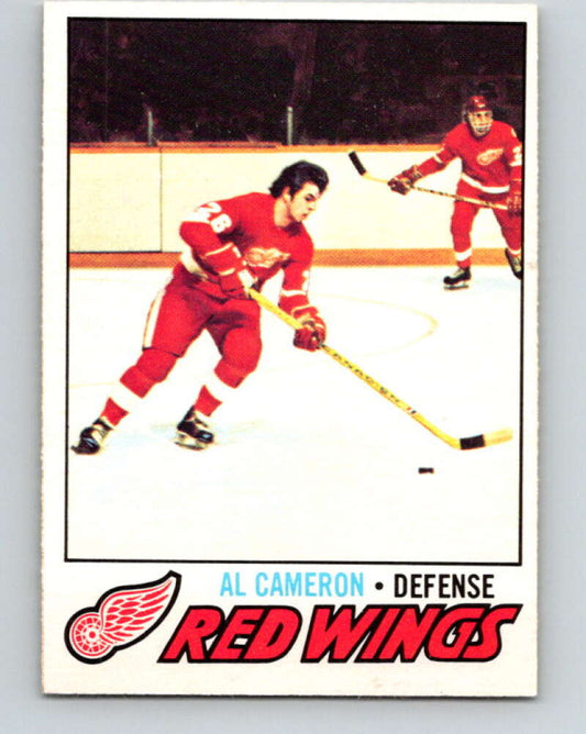 1977-78 O-Pee-Chee #48 Al Cameron  RC Rookie Detroit Red Wings  V13240