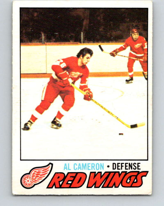 1977-78 O-Pee-Chee #48 Al Cameron  RC Rookie Detroit Red Wings  V13241