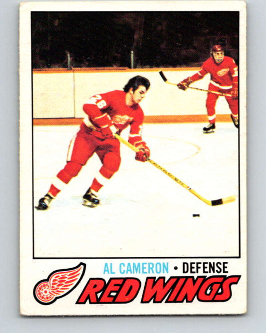 1977-78 O-Pee-Chee #48 Al Cameron  RC Rookie Detroit Red Wings  V13242