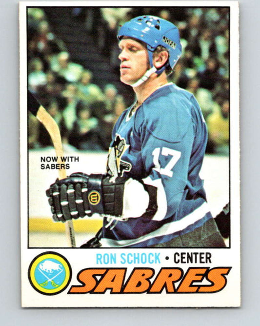 1977-78 O-Pee-Chee #51 Ron Schock  Buffalo Sabres  V13262