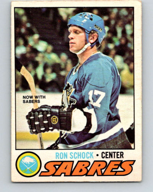 1977-78 O-Pee-Chee #51 Ron Schock  Buffalo Sabres  V13263