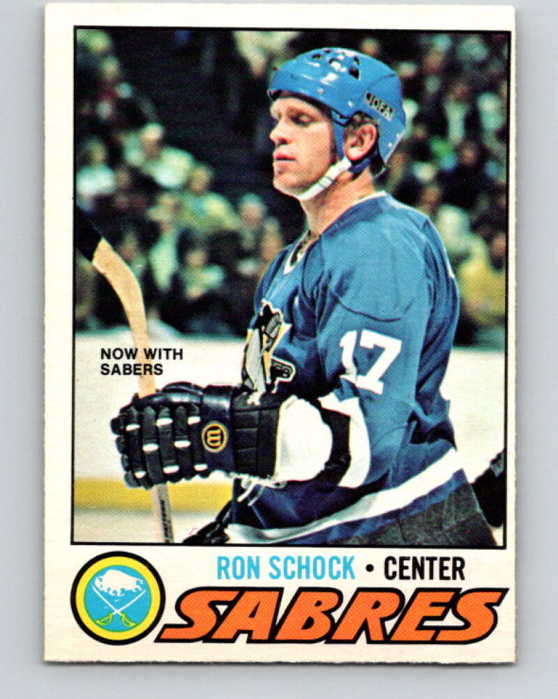 1977-78 O-Pee-Chee #51 Ron Schock  Buffalo Sabres  V13264