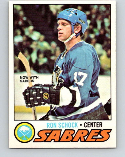 1977-78 O-Pee-Chee #51 Ron Schock  Buffalo Sabres  V13265