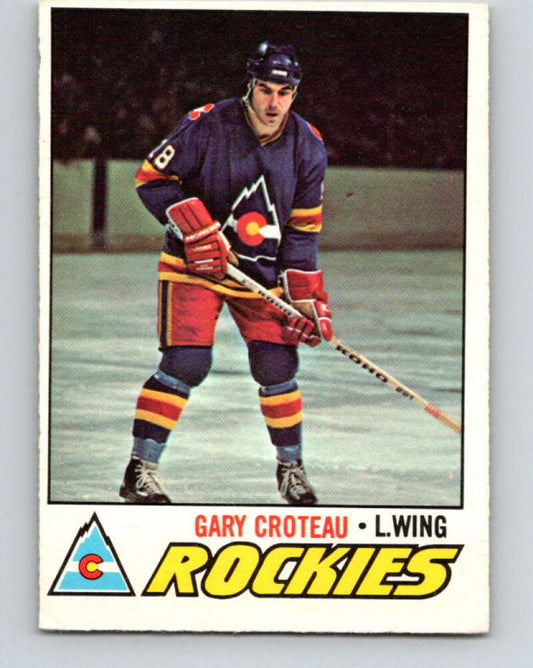 1977-78 O-Pee-Chee #52 Gary Croteau  Colorado Rockies  V13272