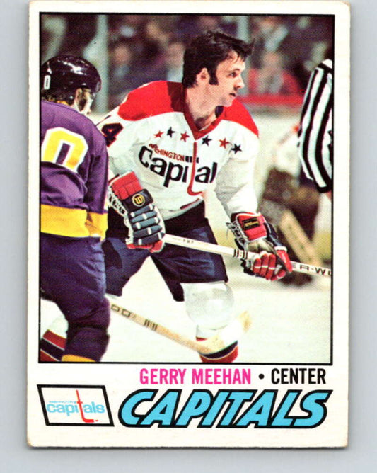 1977-78 O-Pee-Chee #53 Gerry Meehan  Washington Capitals  V13274