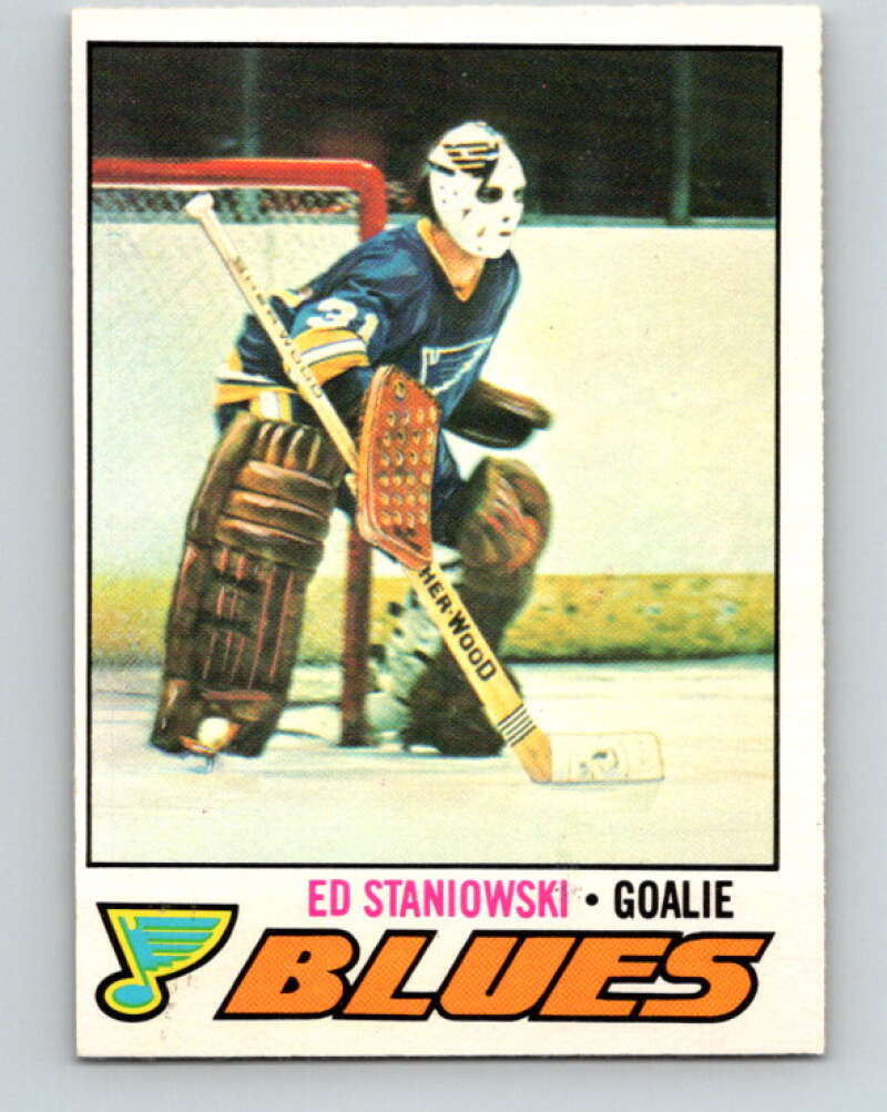 1977-78 O-Pee-Chee #54 Ed Staniowski  St. Louis Blues  V13277