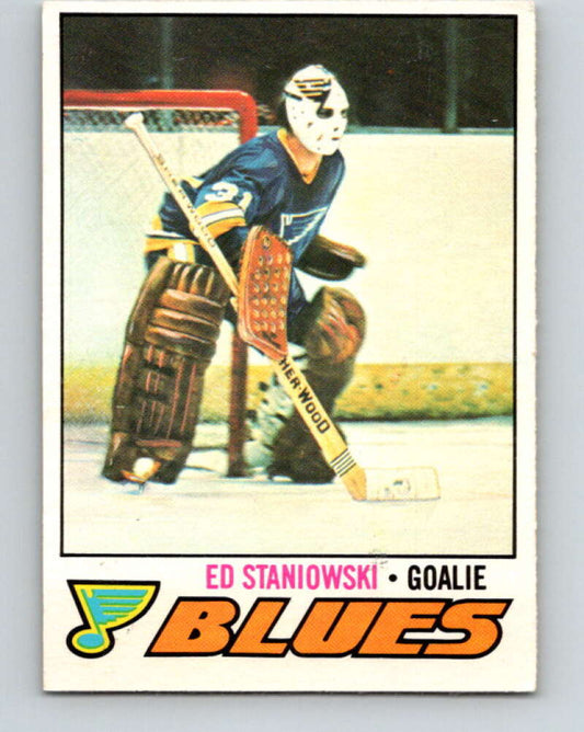 1977-78 O-Pee-Chee #54 Ed Staniowski  St. Louis Blues  V13278