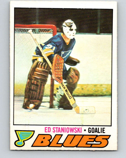 1977-78 O-Pee-Chee #54 Ed Staniowski  St. Louis Blues  V13279