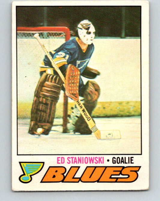 1977-78 O-Pee-Chee #54 Ed Staniowski  St. Louis Blues  V13282