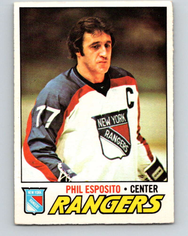 1977-78 O-Pee-Chee #55 Phil Esposito UER  New York Rangers  V13284