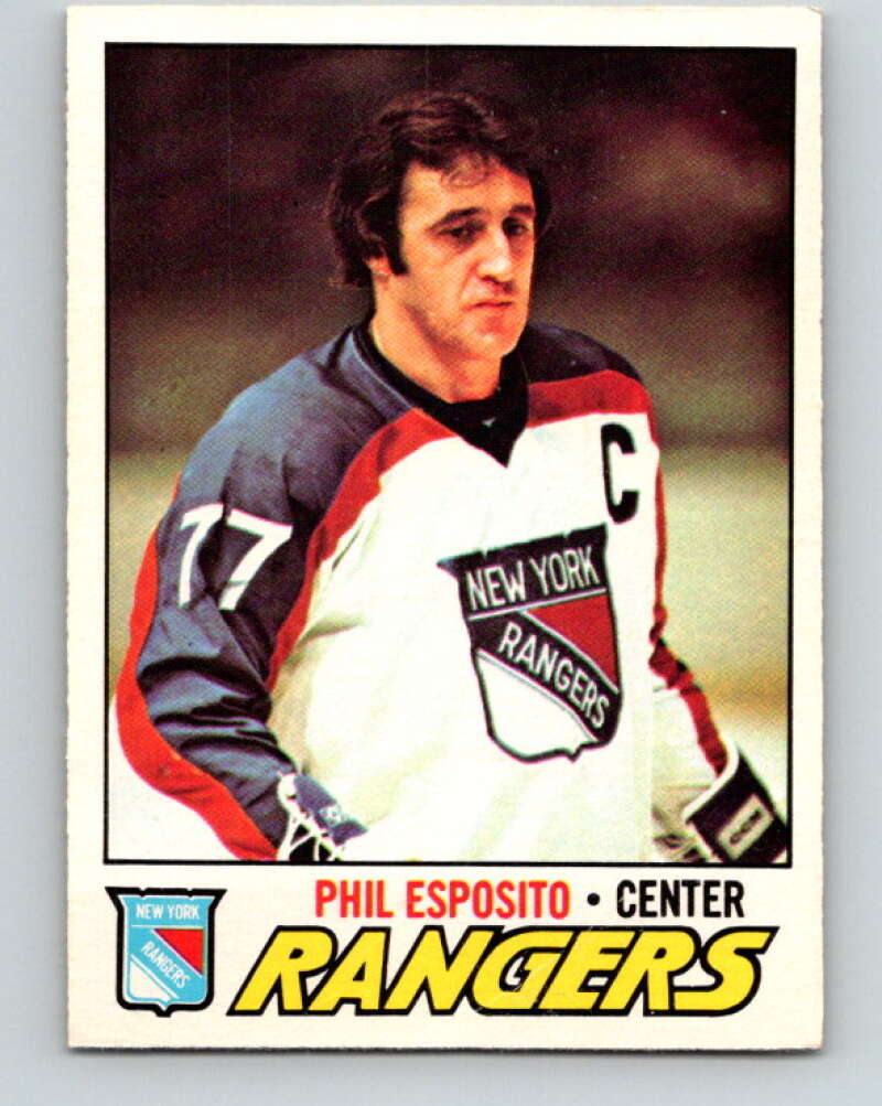 1977-78 O-Pee-Chee #55 Phil Esposito UER  New York Rangers  V13285