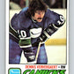 1977-78 O-Pee-Chee #56 Dennis Ververgaert  Vancouver Canucks  V13292