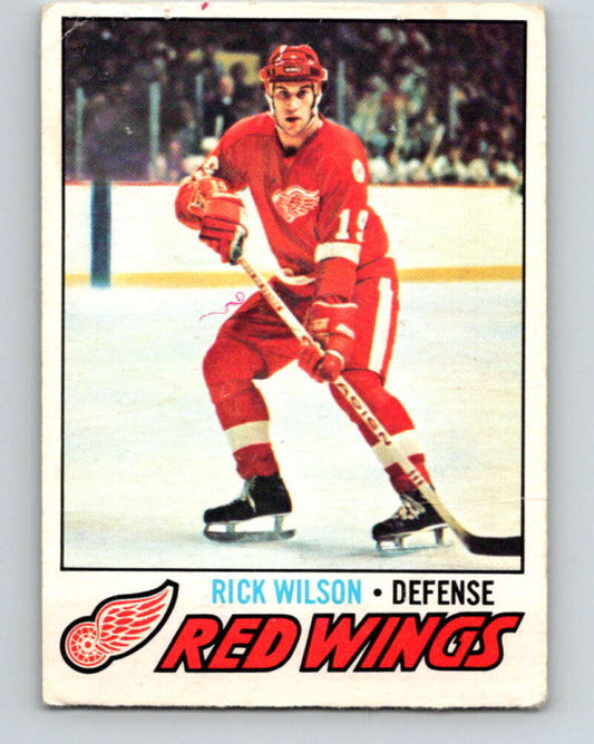 1977-78 O-Pee-Chee #57 Rick Wilson  Detroit Red Wings  V13295