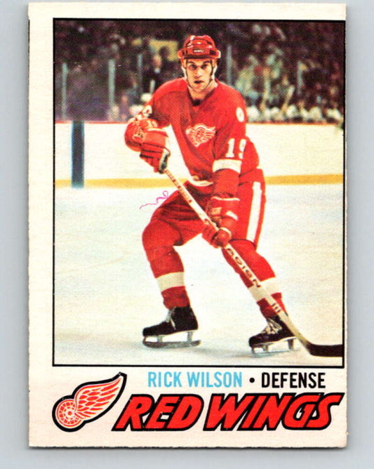 1977-78 O-Pee-Chee #57 Rick Wilson  Detroit Red Wings  V13297