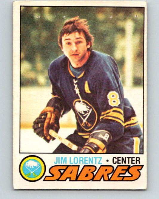 1977-78 O-Pee-Chee #58 Jim Lorentz  Buffalo Sabres  V13304