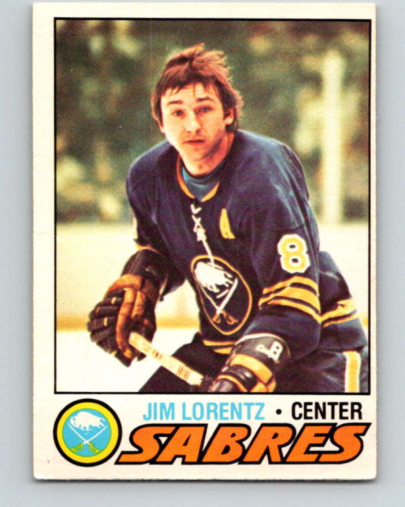 1977-78 O-Pee-Chee #58 Jim Lorentz  Buffalo Sabres  V13305