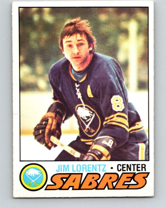 1977-78 O-Pee-Chee #58 Jim Lorentz  Buffalo Sabres  V13306