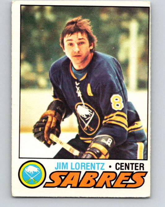 1977-78 O-Pee-Chee #58 Jim Lorentz  Buffalo Sabres  V13310