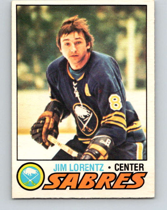 1977-78 O-Pee-Chee #58 Jim Lorentz  Buffalo Sabres  V13311