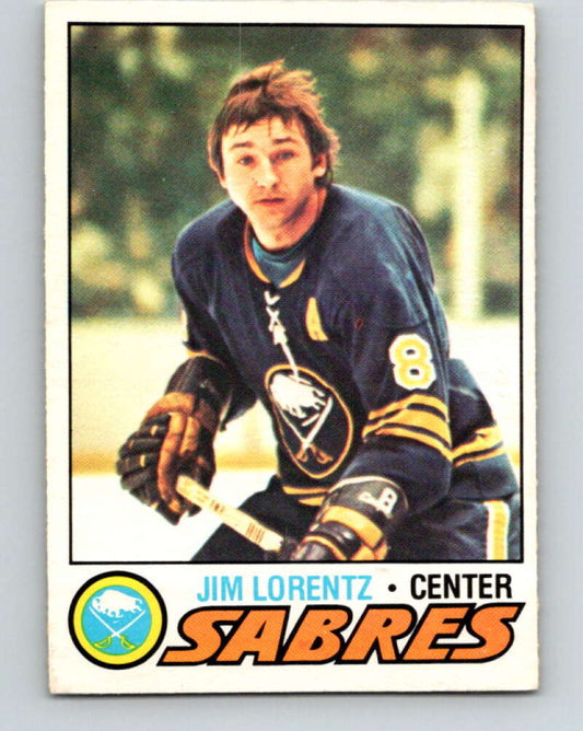 1977-78 O-Pee-Chee #58 Jim Lorentz  Buffalo Sabres  V13312