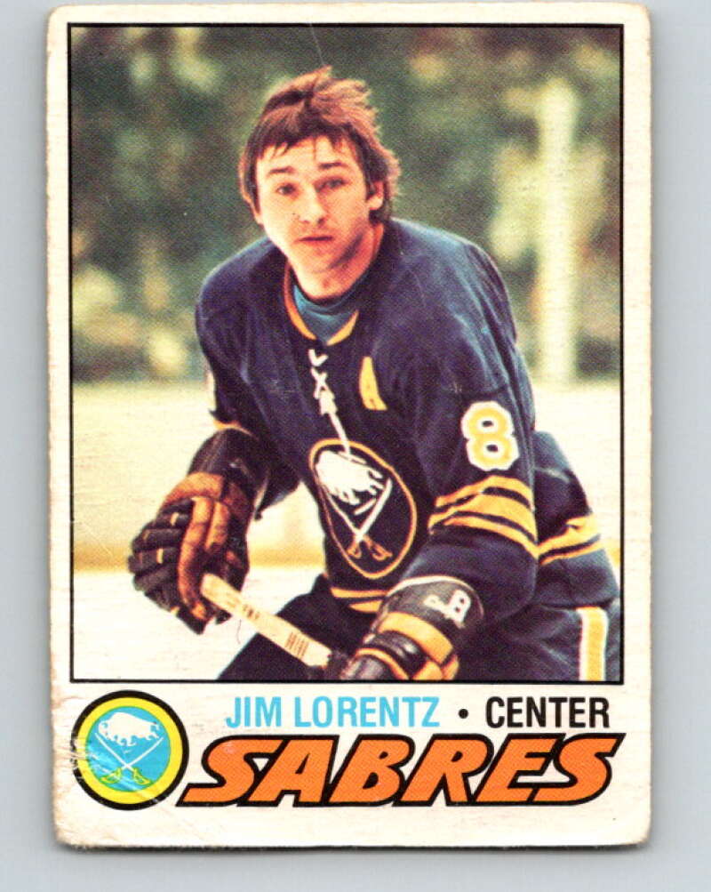 1977-78 O-Pee-Chee #58 Jim Lorentz  Buffalo Sabres  V13314