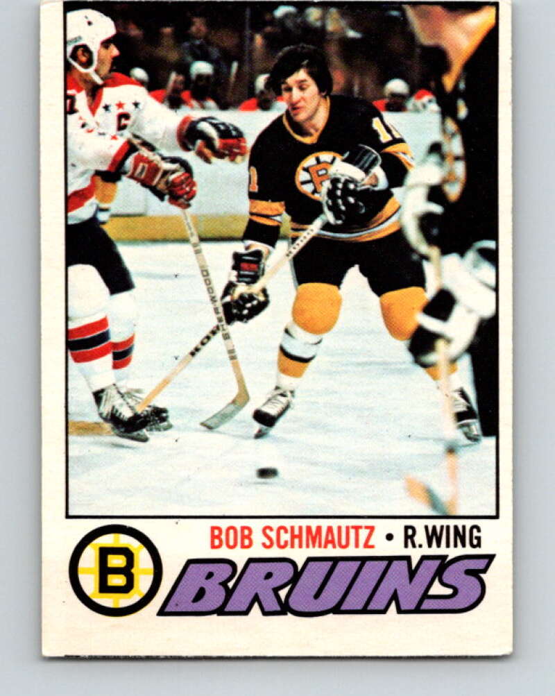 1977-78 O-Pee-Chee #59 Bobby Schmautz  Boston Bruins  V13315