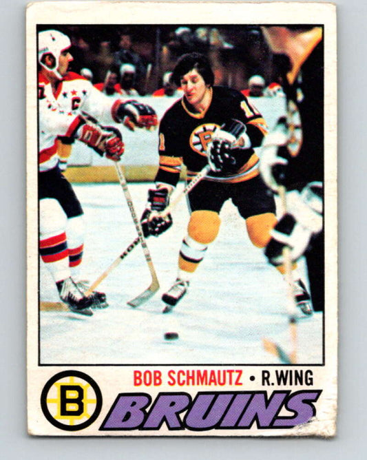 1977-78 O-Pee-Chee #59 Bobby Schmautz  Boston Bruins  V13316