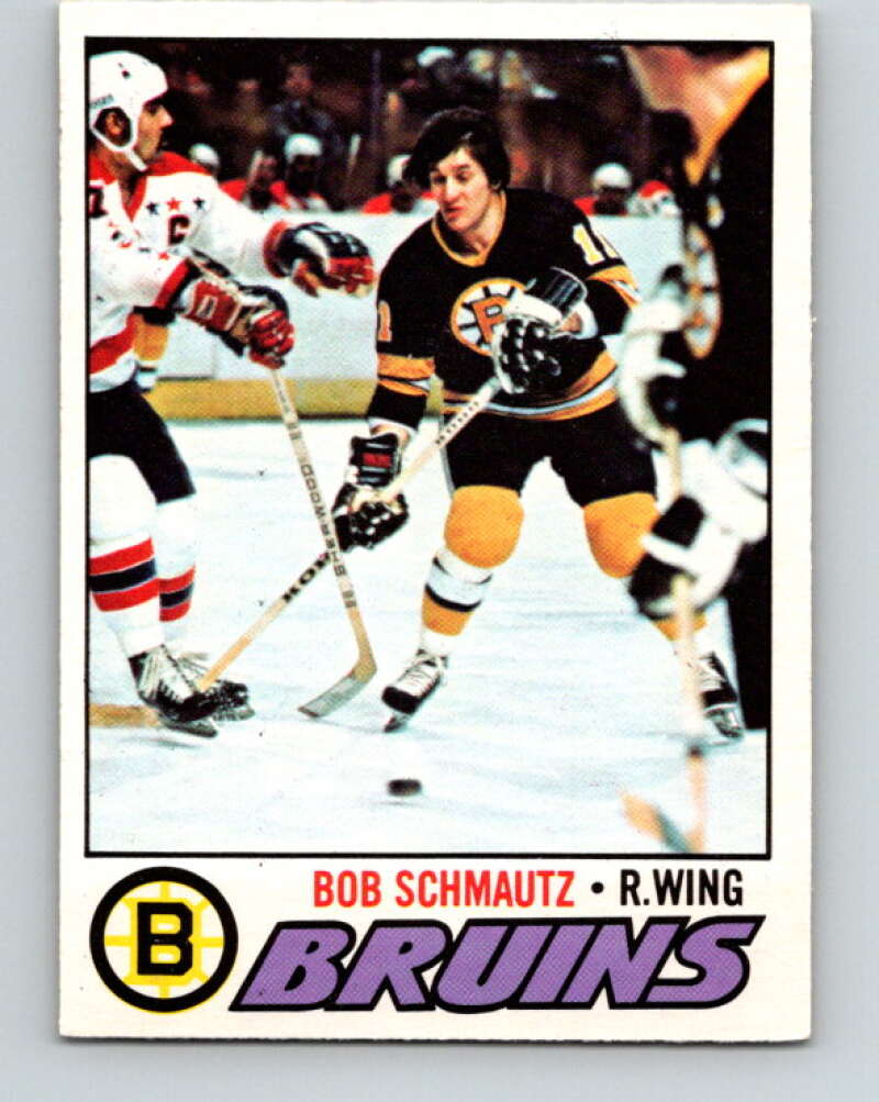 1977-78 O-Pee-Chee #59 Bobby Schmautz  Boston Bruins  V13317