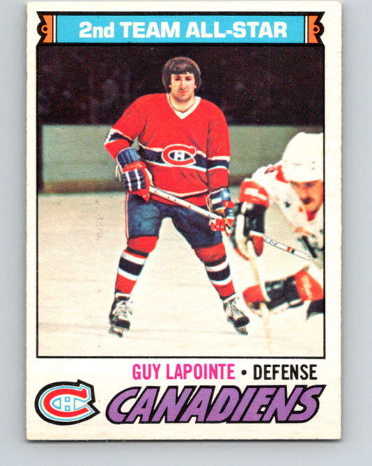 1977-78 O-Pee-Chee #60 Guy Lapointe AS  Montreal Canadiens  V13319