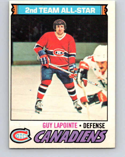 1977-78 O-Pee-Chee #60 Guy Lapointe AS  Montreal Canadiens  V13320