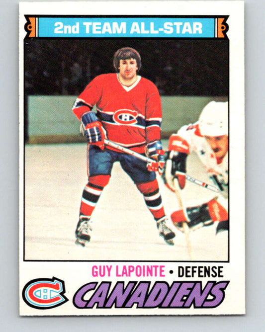 1977-78 O-Pee-Chee #60 Guy Lapointe AS  Montreal Canadiens  V13321