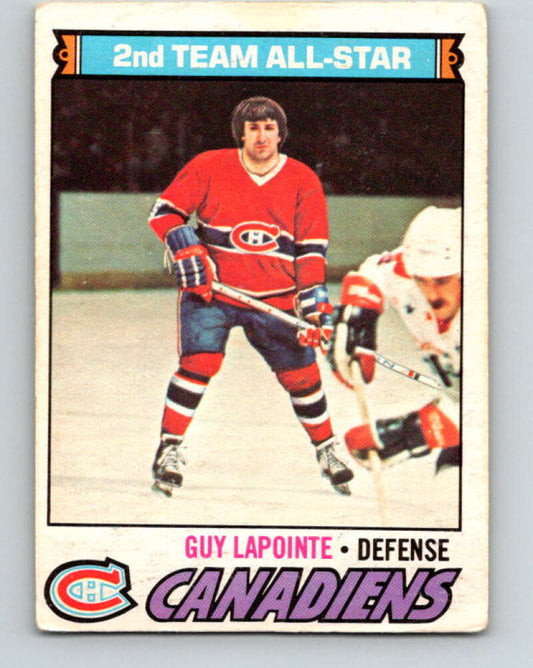 1977-78 O-Pee-Chee #60 Guy Lapointe AS  Montreal Canadiens  V13322