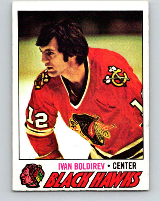 1977-78 O-Pee-Chee #61 Ivan Boldirev  Chicago Blackhawks  V13328