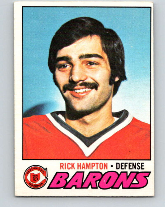 1977-78 O-Pee-Chee #63 Rick Hampton  Cleveland Barons  V13341