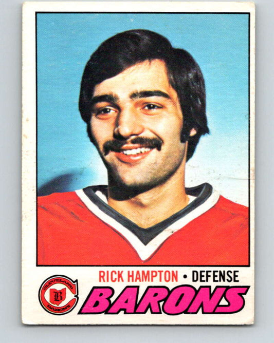 1977-78 O-Pee-Chee #63 Rick Hampton  Cleveland Barons  V13342