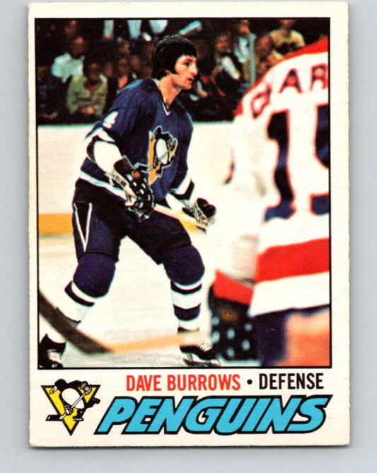 1977-78 O-Pee-Chee #66 Dave Burrows  Pittsburgh Penguins  V13370