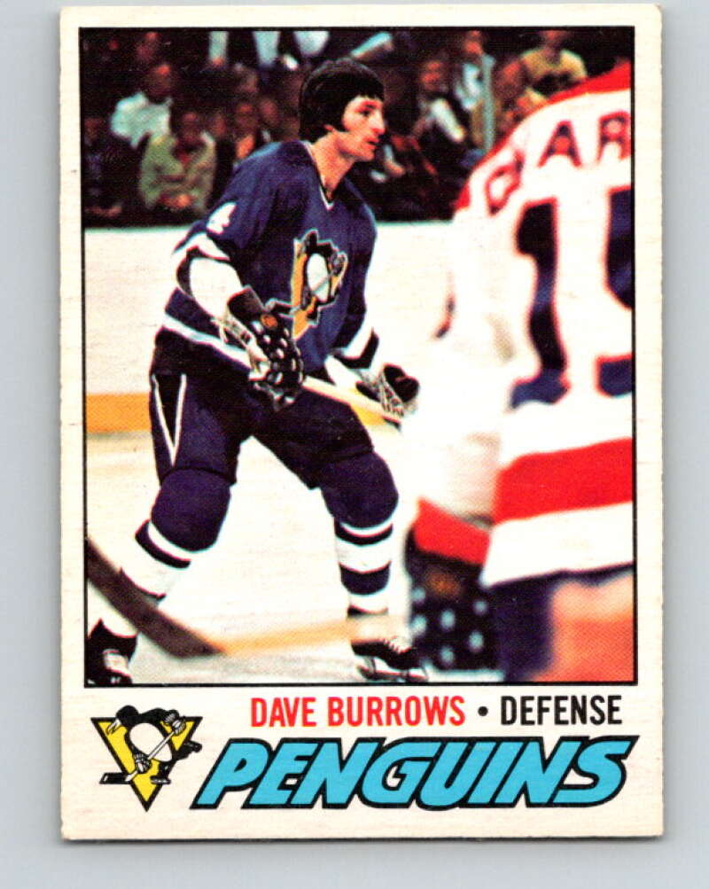 1977-78 O-Pee-Chee #66 Dave Burrows  Pittsburgh Penguins  V13374