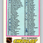 1977-78 O-Pee-Chee #68 Checklist   V13385