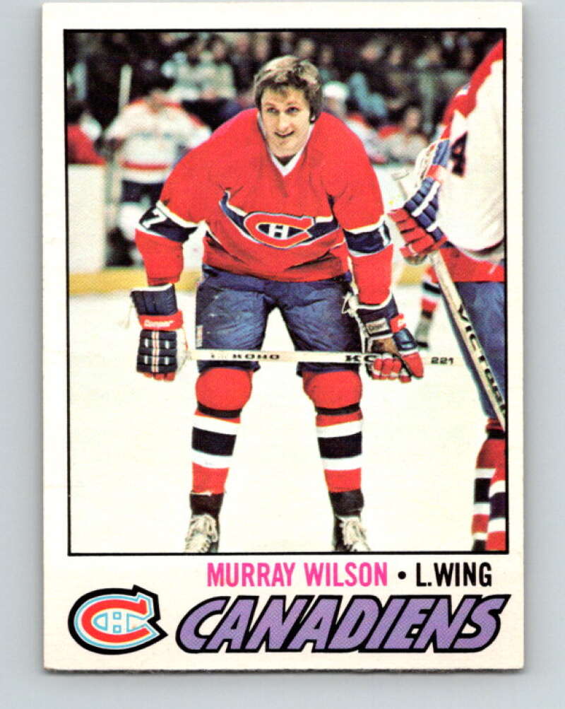 1977-78 O-Pee-Chee #69 Murray Wilson  Montreal Canadiens  V13388