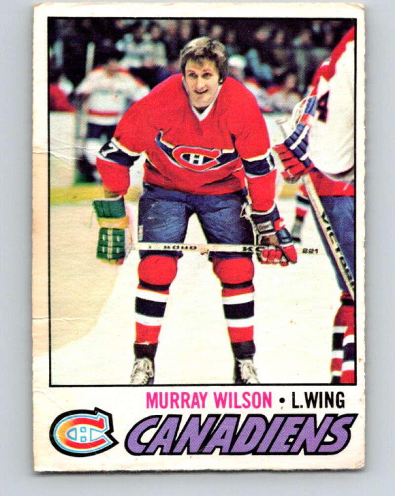 1977-78 O-Pee-Chee #69 Murray Wilson  Montreal Canadiens  V13391