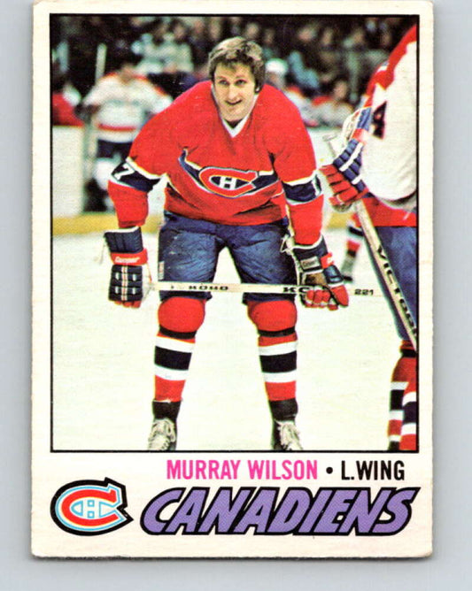 1977-78 O-Pee-Chee #69 Murray Wilson  Montreal Canadiens  V13392