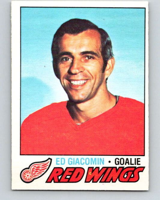 1977-78 O-Pee-Chee #70 Ed Giacomin  Detroit Red Wings  V13402