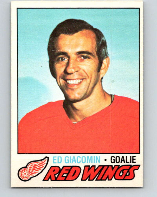 1977-78 O-Pee-Chee #70 Ed Giacomin  Detroit Red Wings  V13403