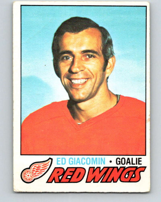 1977-78 O-Pee-Chee #70 Ed Giacomin  Detroit Red Wings  V13405