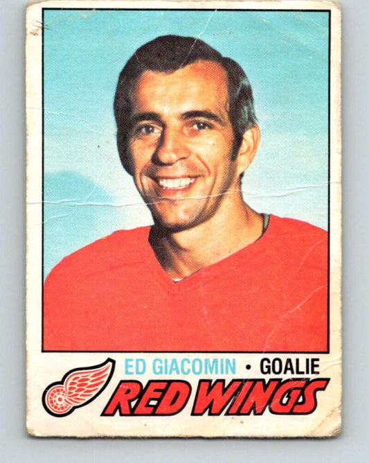 1977-78 O-Pee-Chee #70 Ed Giacomin  Detroit Red Wings  V13406